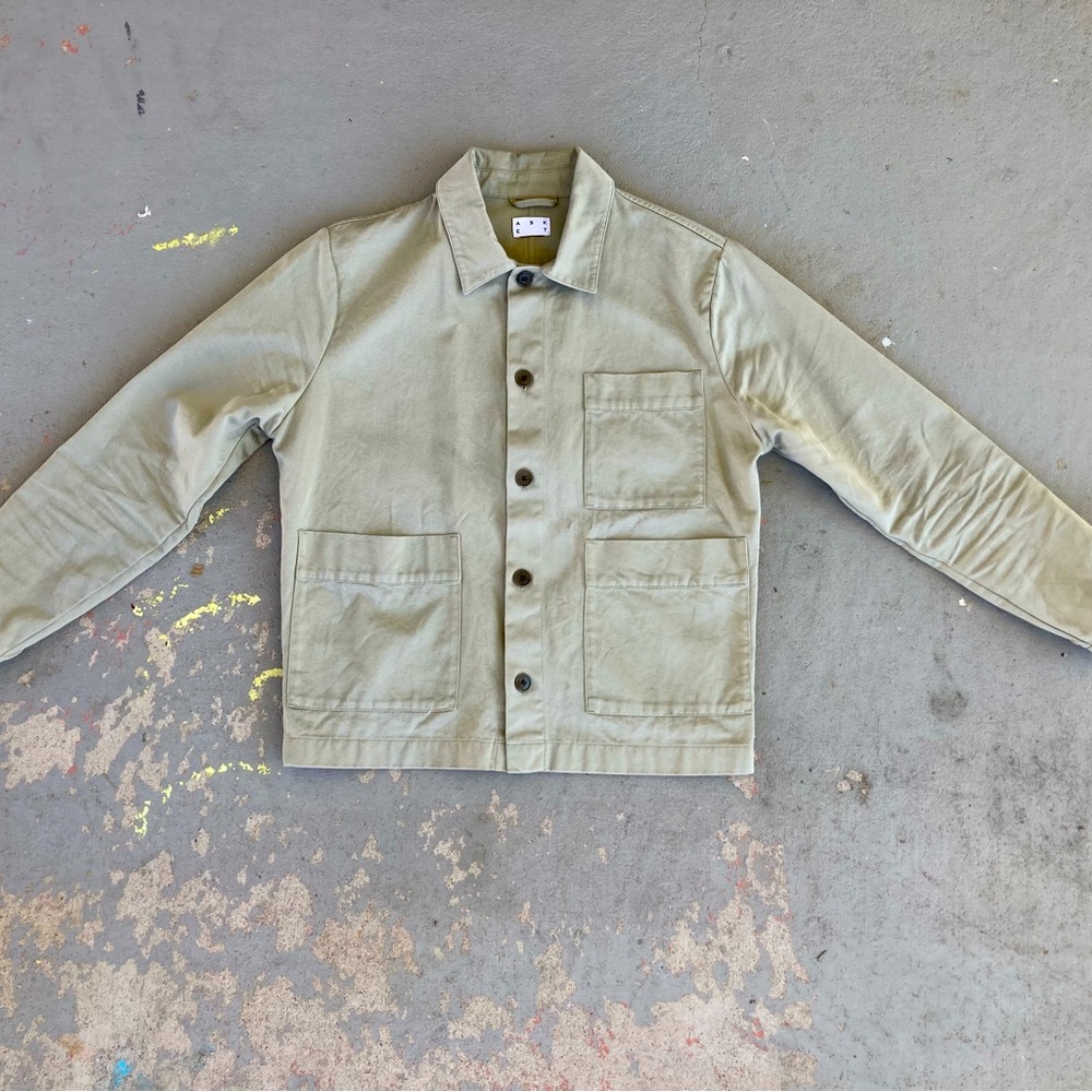 Asket Overshirt/ Chore Jacket Beige XS